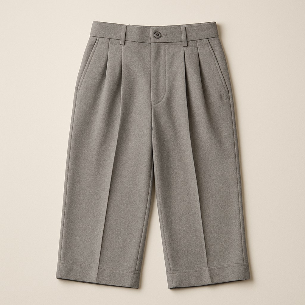 Pleated Wide Trouser